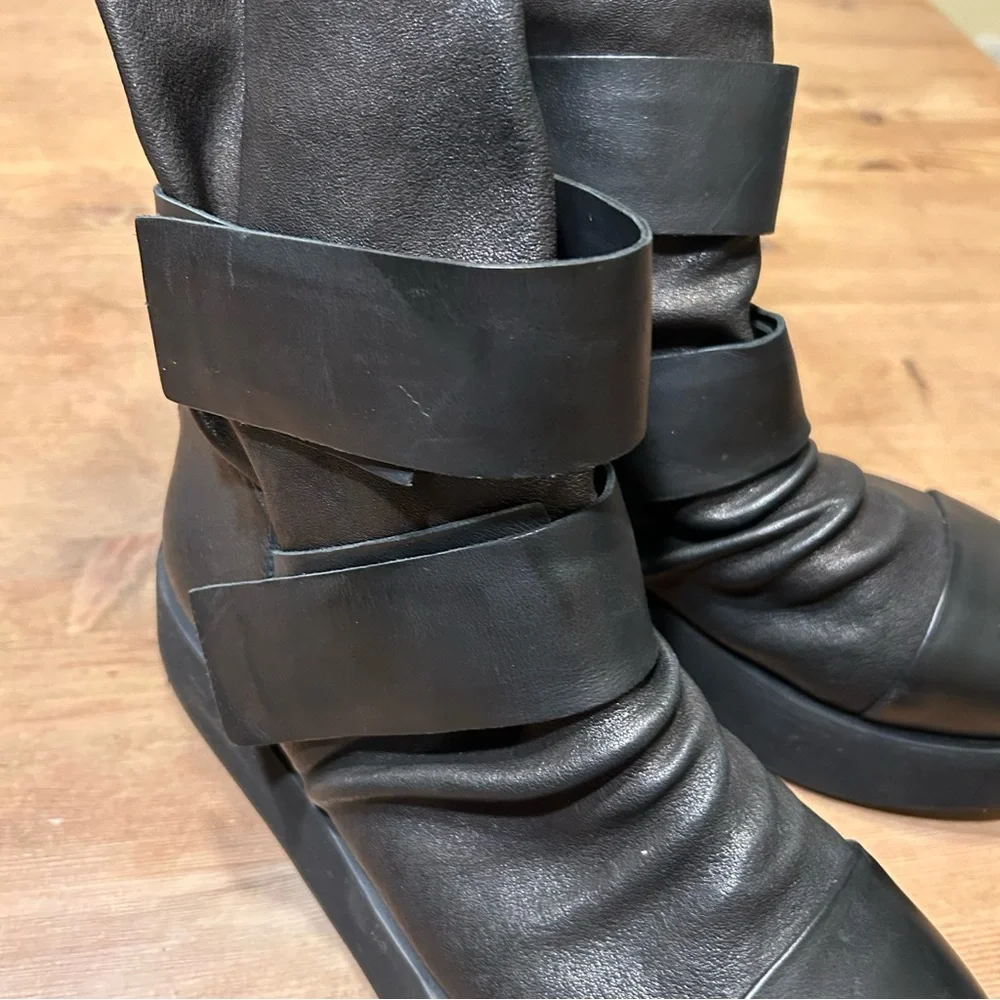 PURO Secret Black Platform Boots (approximate size women’s 9.5)